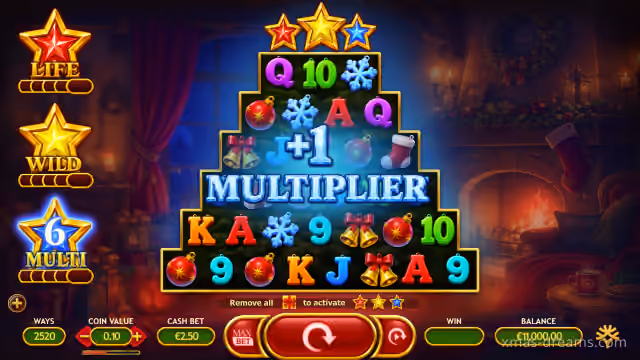 Xmas Dreams — Yggdrasil Gaming: slot gameplay